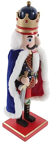 Cabilock Adornos De Cascanueces De Madera para Decoración Navideña Estatua De Cascanueces De Colores Hogar