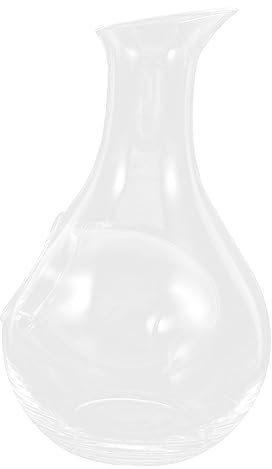 LIFKOME Decanter Per Vino in Trasparente 385 Ml Contenitore Semplice E Creativo Per Uso Domestico Per Vino Rosso
