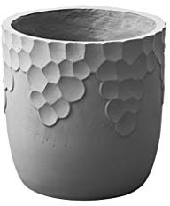 XDAWQP Pot de Fleurs pour Jardin extérieur, intérieur, Salon, Bureau, décoration, Pot de Fleurs, Plante Verte, Blanc, Gris, en Option,D
