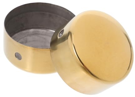 KOMBIUDA 2Pcs Handrail End Caps 45Mm Stainless Steel Stair Hand Rail End Cover Round Handrail Fittings for Staircase Steps Secure Fit Easy Installation Smooth Finish