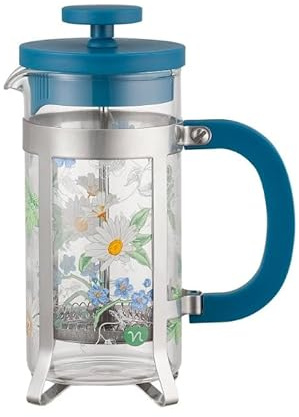 Neavita Herbarium - Tazza Infusiera in Vetro con Stanfuffo Blu 350 ml