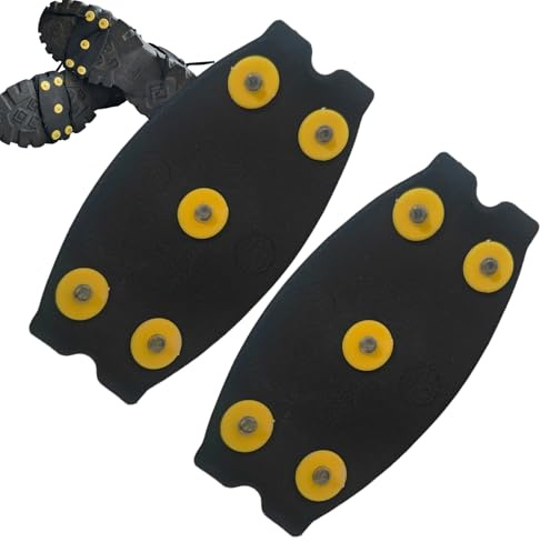Eisspitzen für Schuhe, Schneespikes – Schnee-Nägel | Für den Winter bei Outdoor-Aktivitäten wie Klettern, Gehen, Joggen, und Bergsteigen