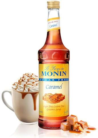 Monin Sugar Free Caramel Syrup, 750 ml