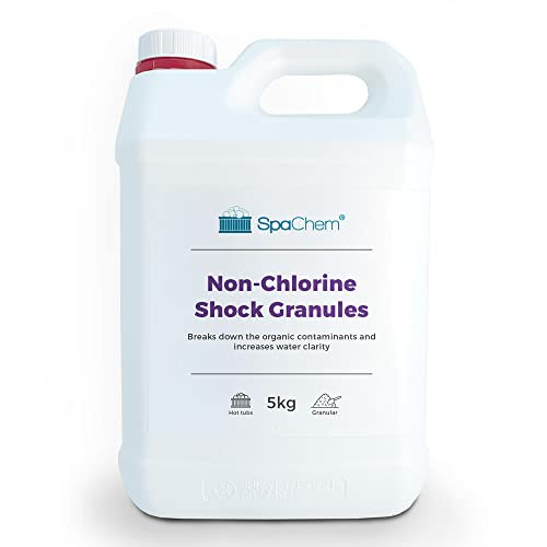 SpaChem 5kg Non Chlorine Oxy Shock for hot tubs - Oxidize spa water, reactivate dormant bromine or chlorine & clear cloudy water.