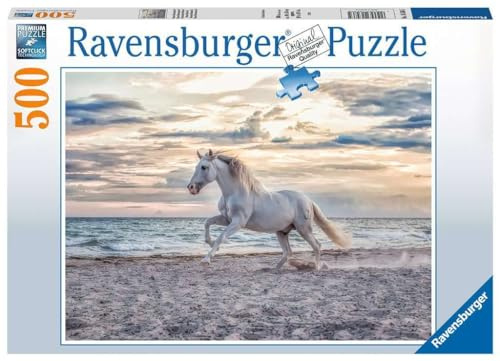 Ravensburger Puzzle 16586 - Pferd am Strand - 500 Teile Puzzle für Erwachsene und Kinder ab 10 Jahren, Pferde-Puzzle