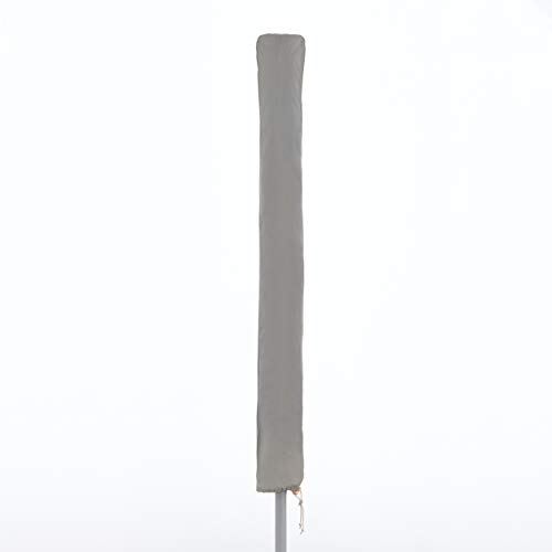 doppler Copertura per ombrellone da giardino Basic per ombrelloni fino a 250 cm – per una protezione perfetta – resistente alle intemperie – grigio chiaro