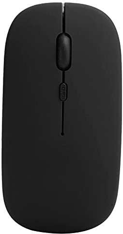 PUSOKEI Ratón inalámbrico Bluetooth, Bluetooth 5.0 Ratón de computadora Ultra silencioso para computadora portátil/tabletas, dpi Ajustable 800/1200/1600, transmisión de Distancia de 10 m