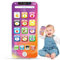 Baby Phone Toy for 1 2 3 Year Old Boys Fake Phone Play Toy for1-3 Early Education Toys with Music for Toddler Babies Boys Girls Birthday Present Gifts Age 6M+