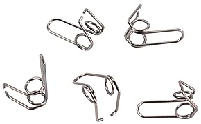 VICASKY 5 Stücke Messing Instrument Trompete Reparatur Teile Gb11a Silber Wasser Schlüssel Quellen Ventil Für Posaune