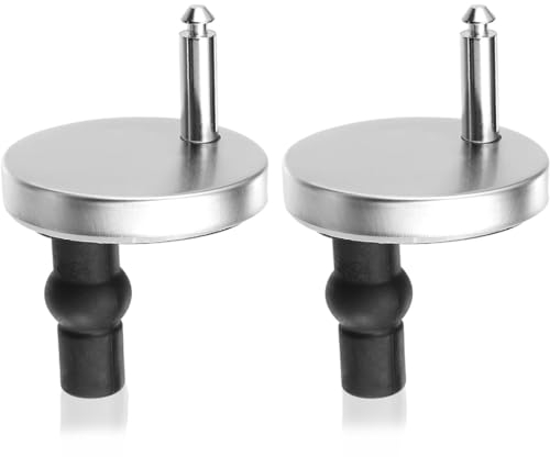 ZKSXOA 2 Stück Schrauben für Toilettensitz, Scharnier für Toilettendeckel Befestigung WC-Sitze Klodeckel Edelstahl, Toiletten Sitz Reparatur Teile, Toiletten Sitz Schrauben Zubehör