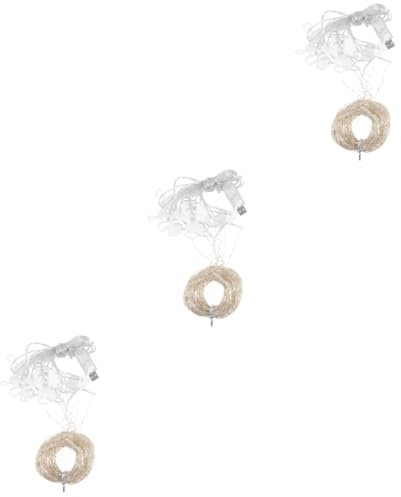 IMIKEYA 3stücke Vorhanglichter Mit Usb Kupferdraht Lichterkette Für Schlafzimmer Und Partydekoration Einstellbare Farbmodi Installieren Romantische