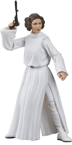 Star Wars The Black Series, Princesa Leia Organa, Star Wars: Una Nueva Esperanza, Figura Coleccionable de 15 cm