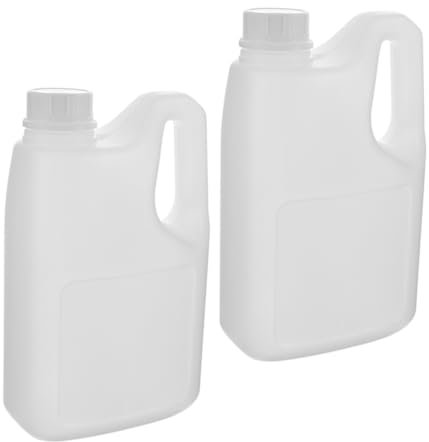 Cabilock 2pièces Bouteilles De Stockage Pour Jus Plastique Réutilisable Avec Couvercle Étanche Et Poignée Pratique Bidons Vides Pour Liquides Conteneurs Compacts Pour Boissons Maison
