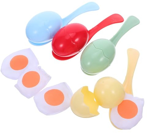 Toyvian Egg Spoon Race Toy Boys and Girls Balance Training Equipment for Outdoor Activities Team Building Games and Birthday Party Favors