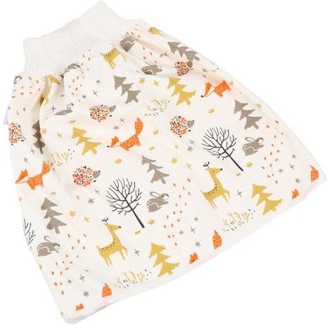 HONITANO Pantaloncini Impermeabili per Pannolino Ragazzo con Gonna Pieghevole Pratici e Riutilizzabili per Attività all e Foto Facili da Indossare e Lavare