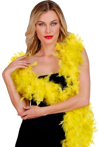TrendandStylez Federboa 180cm in 30 Farben | Kostüm Accessoire für Damen | Federschal für Karneval, Fasching, 20er Jahre Party & JGA | Perfekt für Charleston & Burlesque Outfits