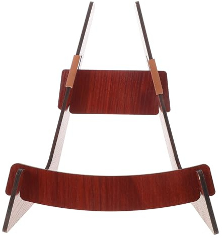 INOOMP Support de Sol pour Guitares en Bois de Style Élégant de L, Pratique pour Ranger Guitares et Basses, Décoration Pièce