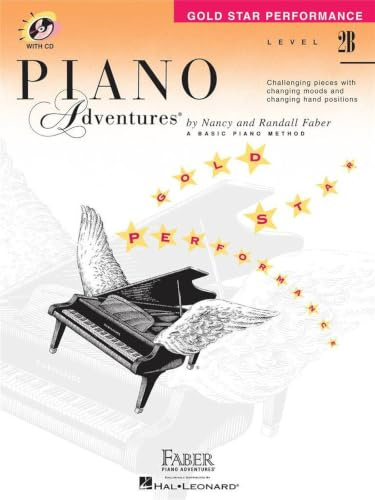 Level 2b - gold star performance with cd piano +cd: Piano Adventures®