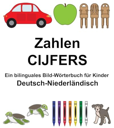 Deutsch-Niederländisch Zahlen/CIJFERS Ein bilinguales Bild-Wörterbuch für Kinder (FreeBilingualBooks.com)