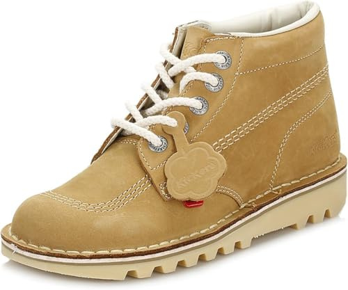 Kickers Hi Femmes Marron/Natural Nubuck Bottes-UK 5 / EU 38