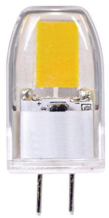 Satco S9545 G6.35 Bulb in Light Finish, 1.63 inches, Unknown, Clear