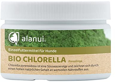 alanui Bio Chlorella für Hunde, 150 g Dose/ca. 375 Presslinge