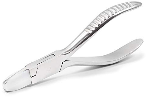 SPEEDWOX Brillenarme, Rahmenzange, 15,2 cm, Reparaturzange, Flachnase, Nylon-Backe, Edelstahl, optisches Handwerkzeug, Brillen-Reparaturklemme