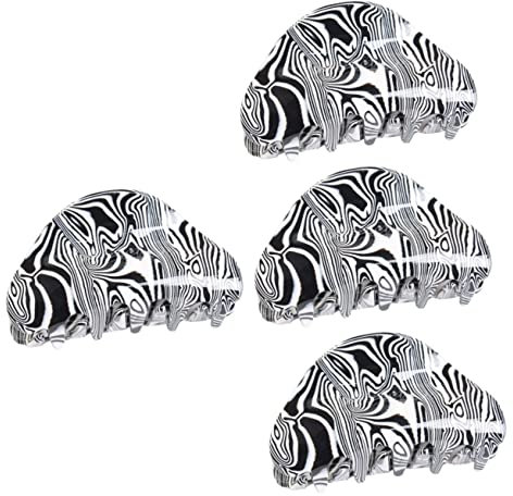 POPETPOP 4pièces Pince à Cheveux Géométrique Rétro Acétate Pince à Griffes Pour Attacher La Queue De Cheval Accessoire De Coiffure Élégant Pour Femmes Et Filles