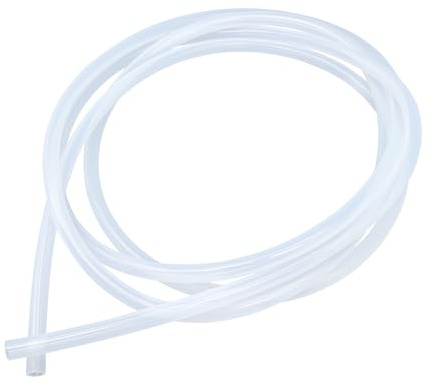 LAVMHAB Silikonschlauch 10mm ID x 14mm OD 3 Meter Länge, Lebensmitteltaugliche Schläuche Flexibler Schlauch Klar Wasser Luft Rohre für die Pumpe übertragen