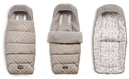 COSATTO Ultimate Footmuff - for Latest Cosatto Wow 3 & Woosh 4 Prams and Strollers, Adjustable Length Windproof Footmuff, Cosy Toes with Storm Flap, Summer Liner & Head Hugger. (Whisper)