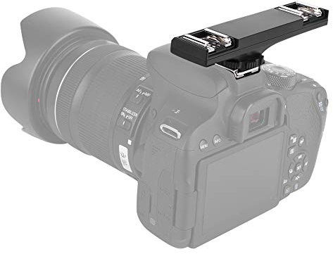 Dual-Blitzschuh-Splitter, Hochwertiger, Ultraleichter Dual-Blitzschuh-Splitter, Dual-Blitzschuh-Blitz-Speedlite-Lichthalterung Für SLR-Kamera-Camcorder(Type - 2)