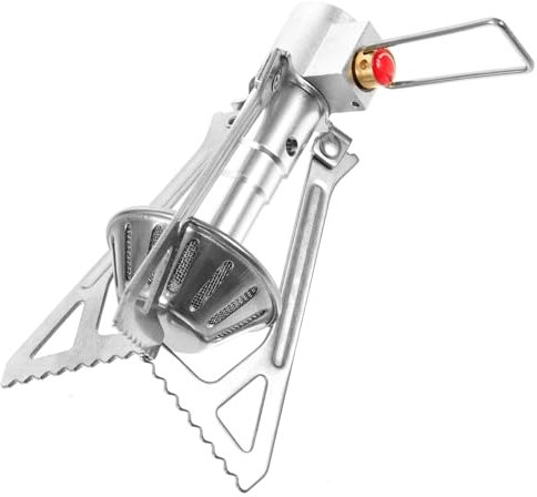 WOONEKY 2 Pièces Réchaud Brûleur Extérieur Brûleur à Gaz Poêle Léger Cuiseur De Pique- Mini-cuisinière Mini Barbecue Portable Cuisinière à Gaz Portable Cuisinière Portative Poêle