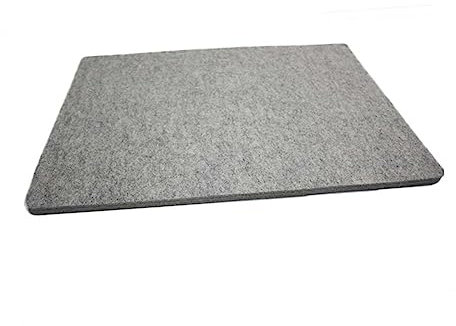 Cabilock Wollfilz Bügelmatte Bügelbrett Aus Filz Hitzespeichernde Bügelunterlage Für Haushalt Und Reisen Hitzebeständig rutschfest 12x18 Zoll