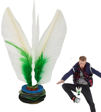 Generico Feathers Kinesisk jianzi Fotfotboll - Folly of Hand Folly för Balans och Träning I Ben | Kick Toy Outdoor Shuttle, Interaktivt Sportspel för f