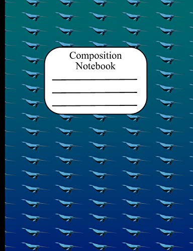 Composition Notebook: Narwhal Polka Dot Wide Ruled Composition Book - 120 Pages - 60 Sheets