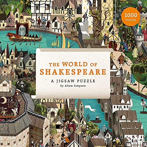The World of Shakespeare: 1000 Piece Jigsaw Puzzle, Vibrant and Varied Colors