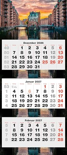 HAMBURGS SPEICHERSTADT 2027: 3-Monatskalender HAMBURGS SPEICHERSTADT 2027