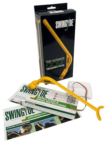 SWINGYDE Golf Swing Training Tool | 2023 Update | Online Video With Purchase | The Original - Made In Australia, Beware of Imitations
