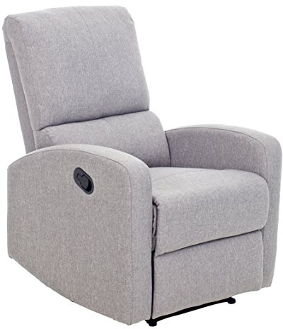 My_Living Corners Fiorella Relax-Sessel Grau, Polyurethan, manuell