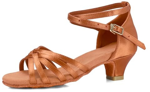 TRIWORIAE - Zapatos de Baile de Tacón para Mujer Tacón 4cm
