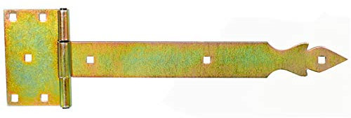 Kreuzgehänge T-Scharniere T-Bänder Gerollt 300 mm Schwere Verzinkt