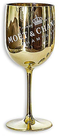 Moet & Chandon Bicchiere Champagne Ice Imperial in plastica (Gold, 1)
