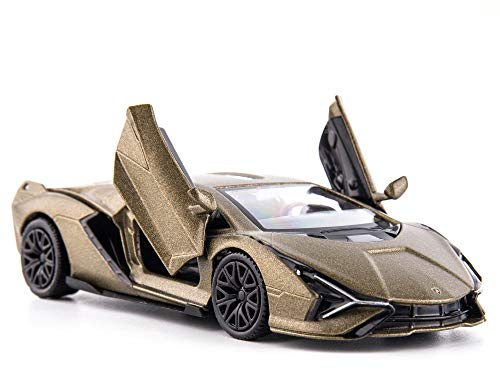 TGRCM-CZ 1/36 Scale Lamborghini Sián FKP37 Casting Car Model, Zinc Alloy Pull Back Vehicles Toy Car for Toddlers Kids Boys Girls Gift Green