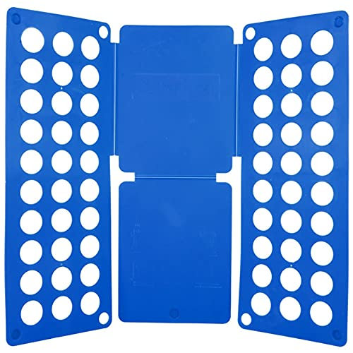 T-shirt Pliage Pliage T-shirt Dossier Vêtements Dossiers De Linge En Plastique Durable Pliants Pliants Planches (Couleur : Bleu, Taille : Modèles adultes)