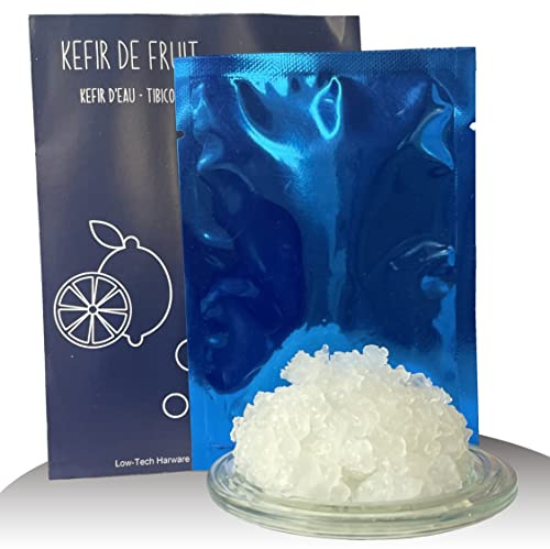 LTH - Grains de Kéfir de Fruit - 100% Frais et prêts à l'emploi | Notice jointe - Dose pour 1 litre de Boisson