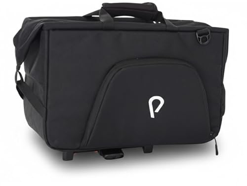 Vincita Big Nash Bike Trunk Bag,Universal Quick-Release Fit All Rear Racks with Expandable Panniers and Waterproof Rain Cover,Bicycle Commuter Bag Suitable for Bicycles. (Black, Nash) (B181B-2+0)