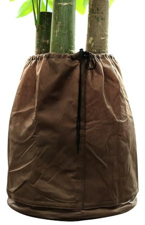 Surakey Protection thermique hivernale pour plantes en pot, protection contre le froid, protection hivernale pour plantes, pot de fleurs, housse de protection pour plantes en pot, palmiers, olivier