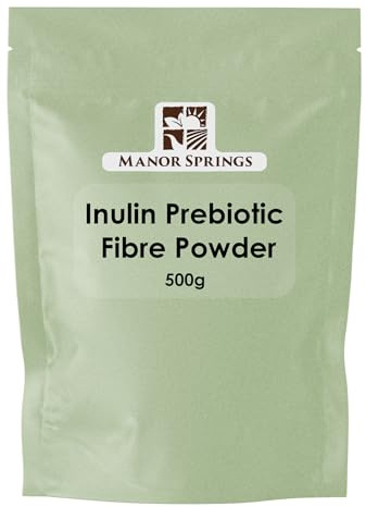 Inulin Prebiotic Fibre Powder 500g by Manor Springs