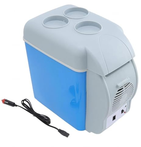 BesBet RéFrigéRateur Portable Voiture, 7.5L, Voiture 12v,Faible Bruit Mini Frigo Pas Cher, Fonction Refroidissement Et Chauffage RéFrigéRateur De Voyage, Cadeaux Sympas Pour La Voiture