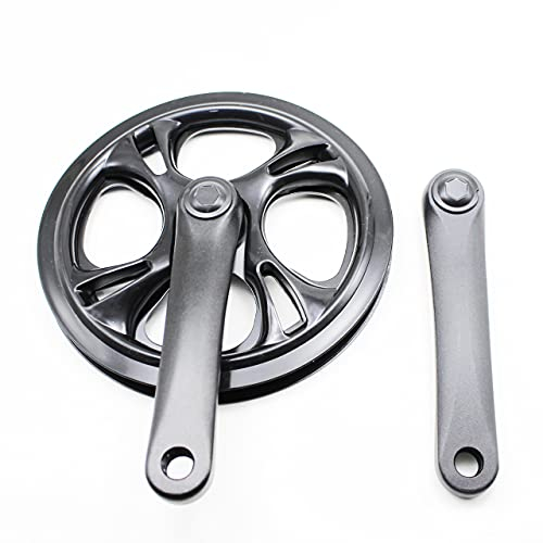 GFDSGRE Kurbelgarnitur 48T 152 Mm Aluminum Alloy Electric Bicycle Crankset for Folding Bike Crankset with Chainring Crankset Road Bike Parts Fahrrad Kurbelgarnitur